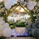 Neon Sign Wedding Backdrop, Happily Even After Led Neon Sign Light, Wedding decoration