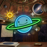 Happy Planet LED Neon Sign Light Pop Art