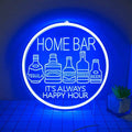 Neon Bar Sign Pub Beer Wine Wall Art Decor Sign