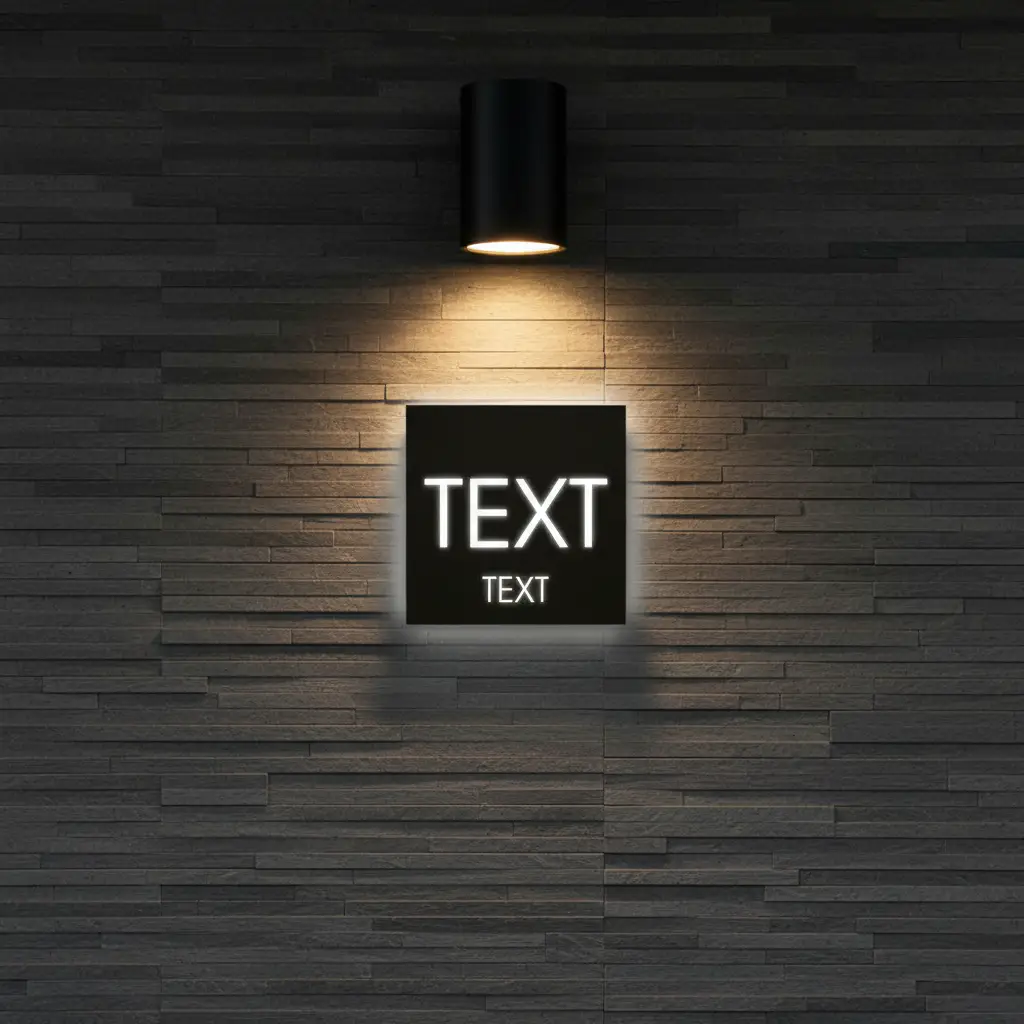 Custom Led Address Number Sign House Sign Light Box