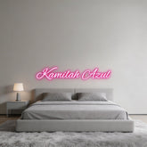 Custom Neon: Kamilah Azul