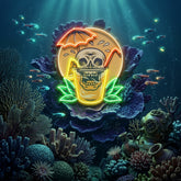 Juicy Skull LED Neon Sign Light Pop Art