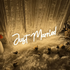 Just Married Wedding Neon Signs Design Neon Sign