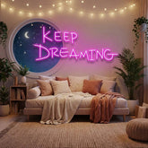 Keep Dreaming Led Neon Sign Light