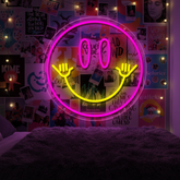Smiley Face Neon Sign Led Neon Light for Wall Decor - VN03 - Customneonstudio