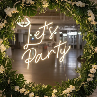 Let's Party Neon Sign Design Party Neon Sign