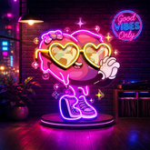Lovely Heart LED Neon Sign Light Pop Art