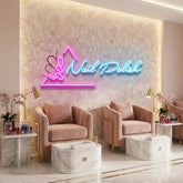 Nail Polish Artwork Led Neon Sign Light