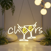 Cheers Neon Sign for Pub Party Club Bar Decor