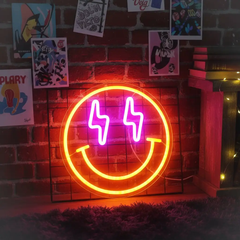 Smile Neon Sign for Shop&Home Decor