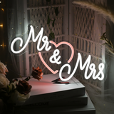 Mr&Mrs Love Neon Sign