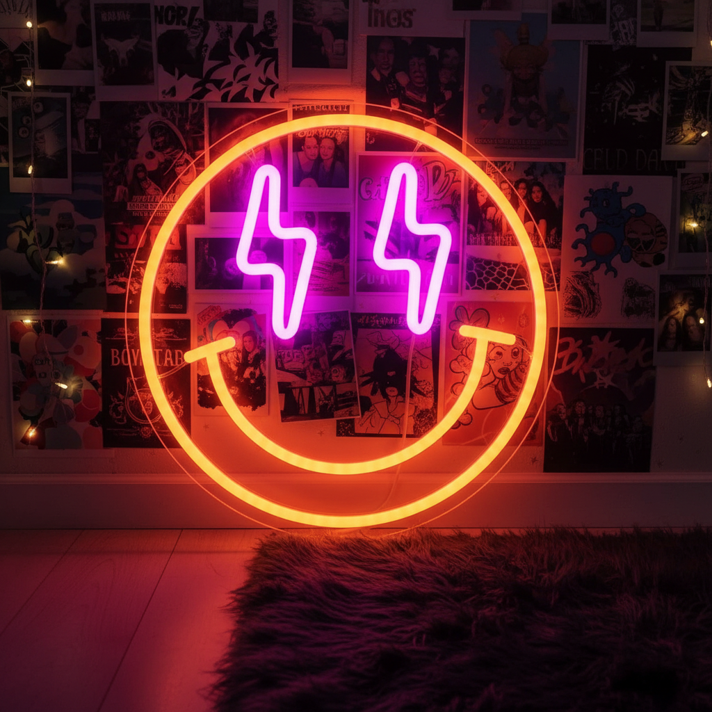 Smile Neon Sign for Shop&Home Decor - VN03 - Customneonstudio