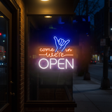 Come in We're Open Sign Bar Led Light Sign