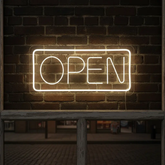 OPEN Welcome LED Neon Sign Custom Business Bar Sign