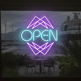 Neon LED Open Sign for Business Shop Decor
