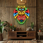 Owl Mask LED Neon Sign Light Pop Art