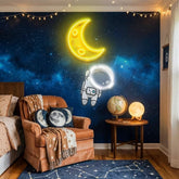 Planet Balloon Artwork Led Neon Sign Light