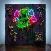 Psychedelic Head Skull LED Neon Sign Light Pop Art