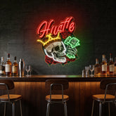 Rich Skull LED Neon Sign Light Pop Art