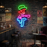 Rock Pug LED Neon Sign Light Pop Art