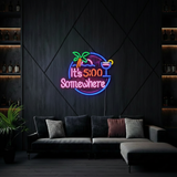 It's 5 O'clock Somewhere Neon Sign Shop Decor Neon Sign - VN03 - Customneonstudio