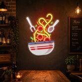 Spaghetti LED Neon Sign Light Pop Art