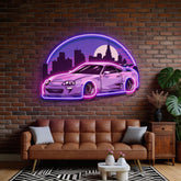 Sport car Supra Mk4 Midnight LED Neon Sign Light Pop Art
