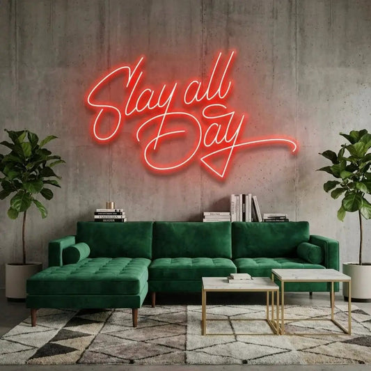 Stay All Day Led Neon Sign Light