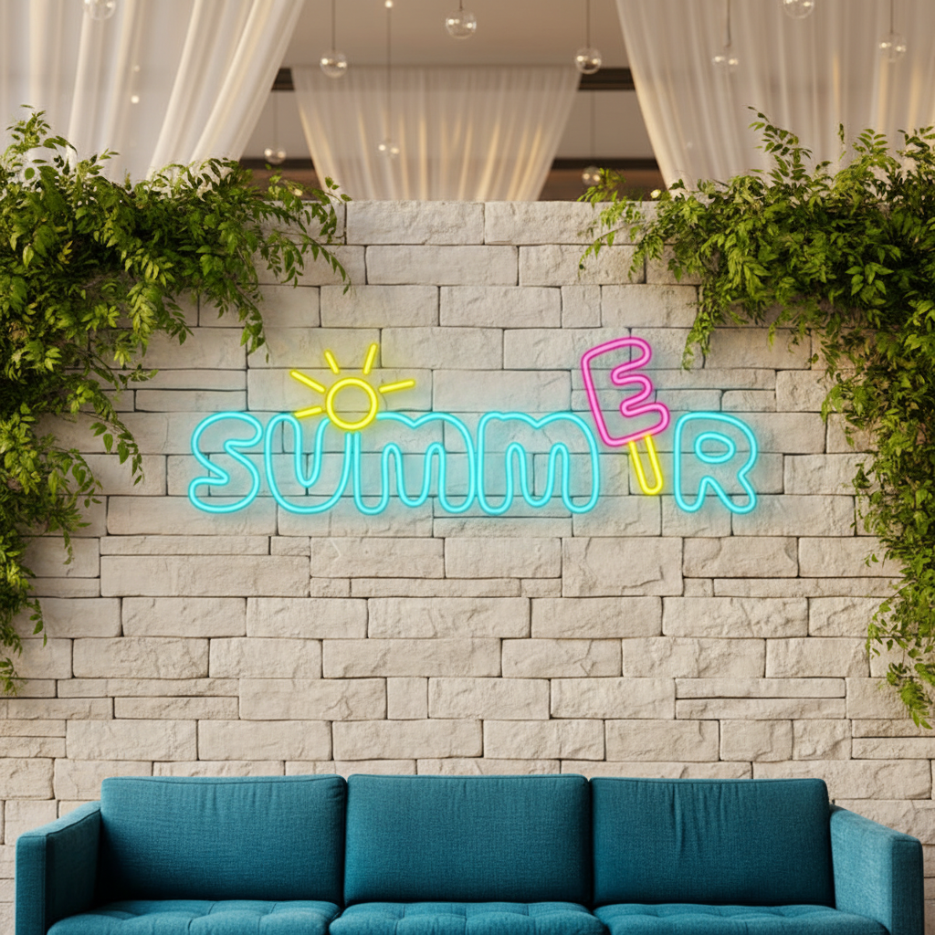 Summer Led Neon Sign Home Party Decor Sign - VN03 - Customneonstudio