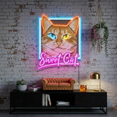 Sweet Cat LED Neon Sign Light Pop Art