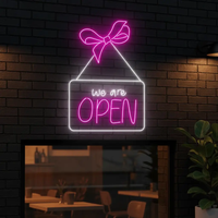 We Are Open Neon Sign Business Led Sign