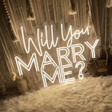 Will You MARRY ME Wedding Neon Sign Proposal Neon Light