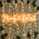 Heart Wedding Neon Sign