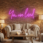 You Are Loved Led Neon Sign Light