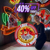 Custom LED Neon Signs: Illuminate Your Business Logo