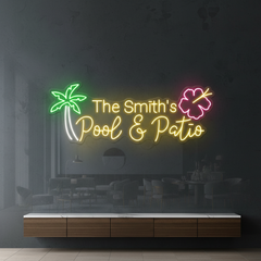 Custom Palm Tree Neon Sign Tropical Decor Sign