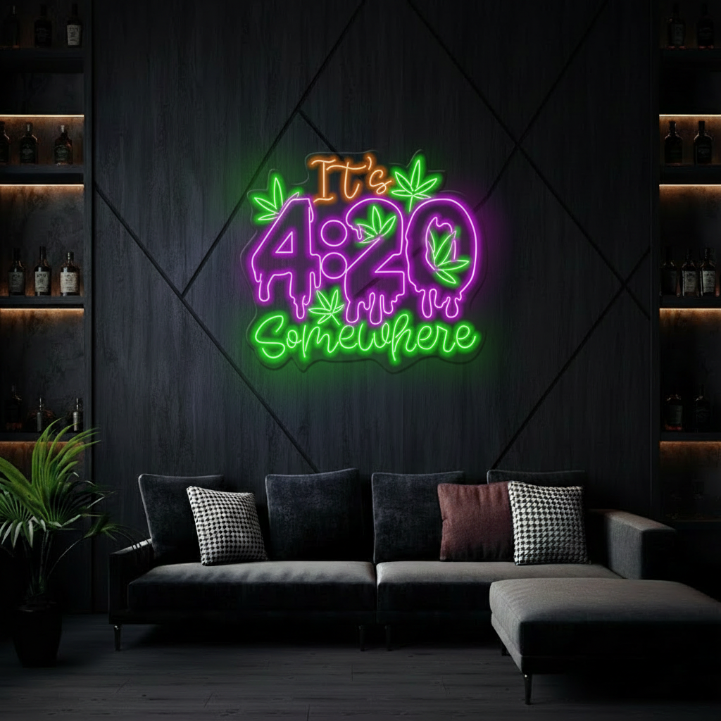 It's 4:20 Somewhere Neon Sign
