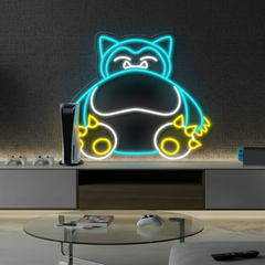 Anime Neon Sign Snorlax Cartoon Neon Sign