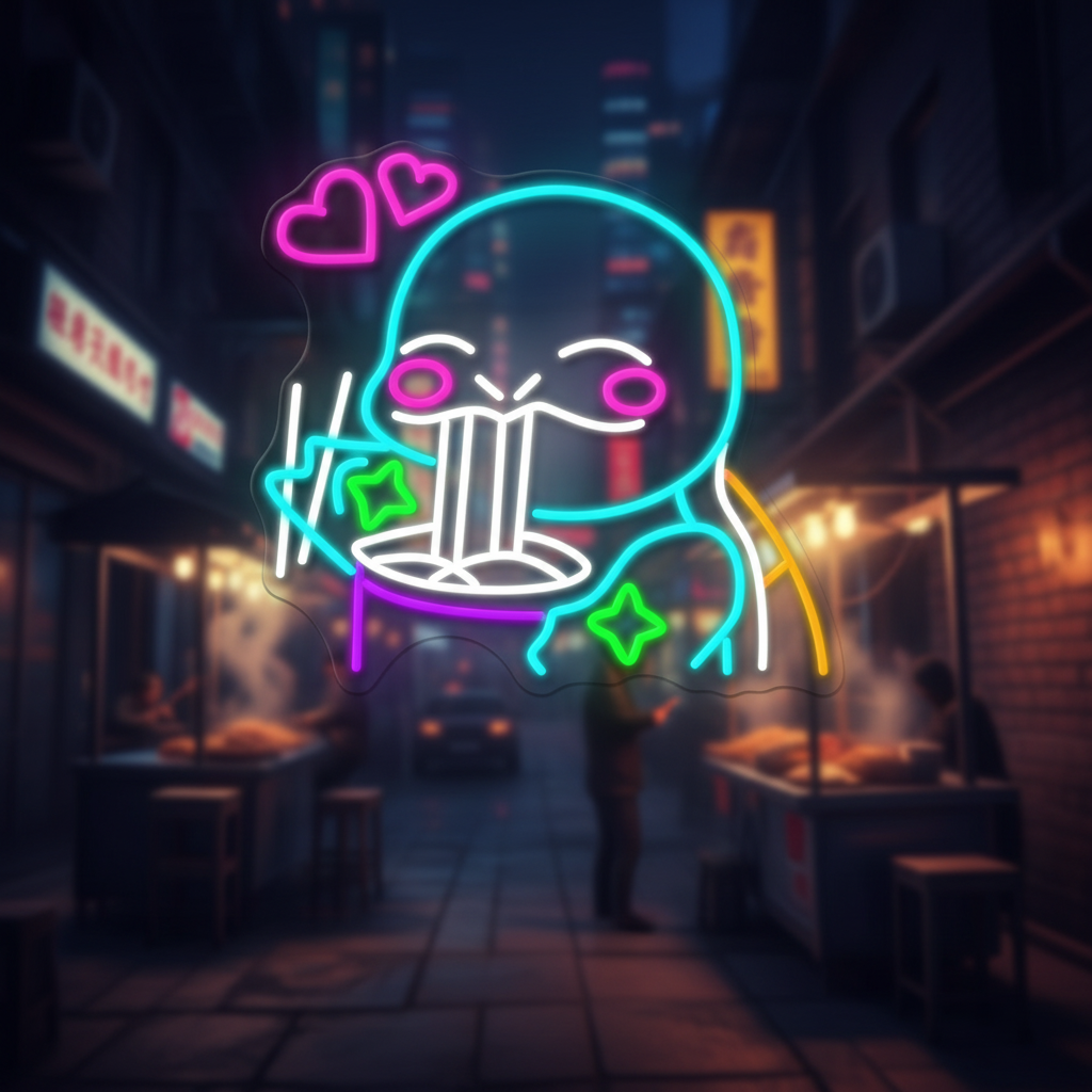Custom Anime Neon Sign Noodles Neon Sign