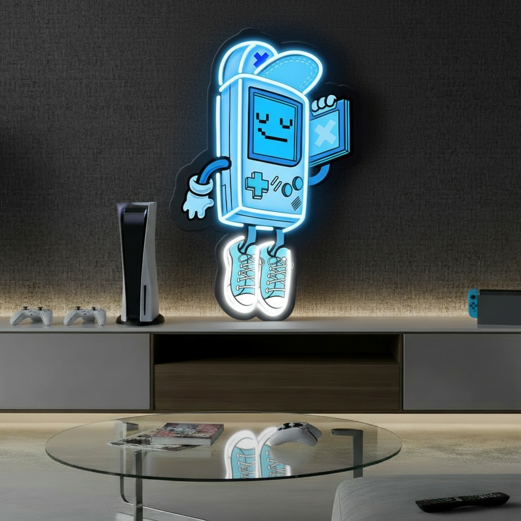 Gameboy Led Neon Gaming Room Decor Sign - VN03 - Customneonstudio