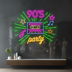 90‘s Party Led Neon Sign