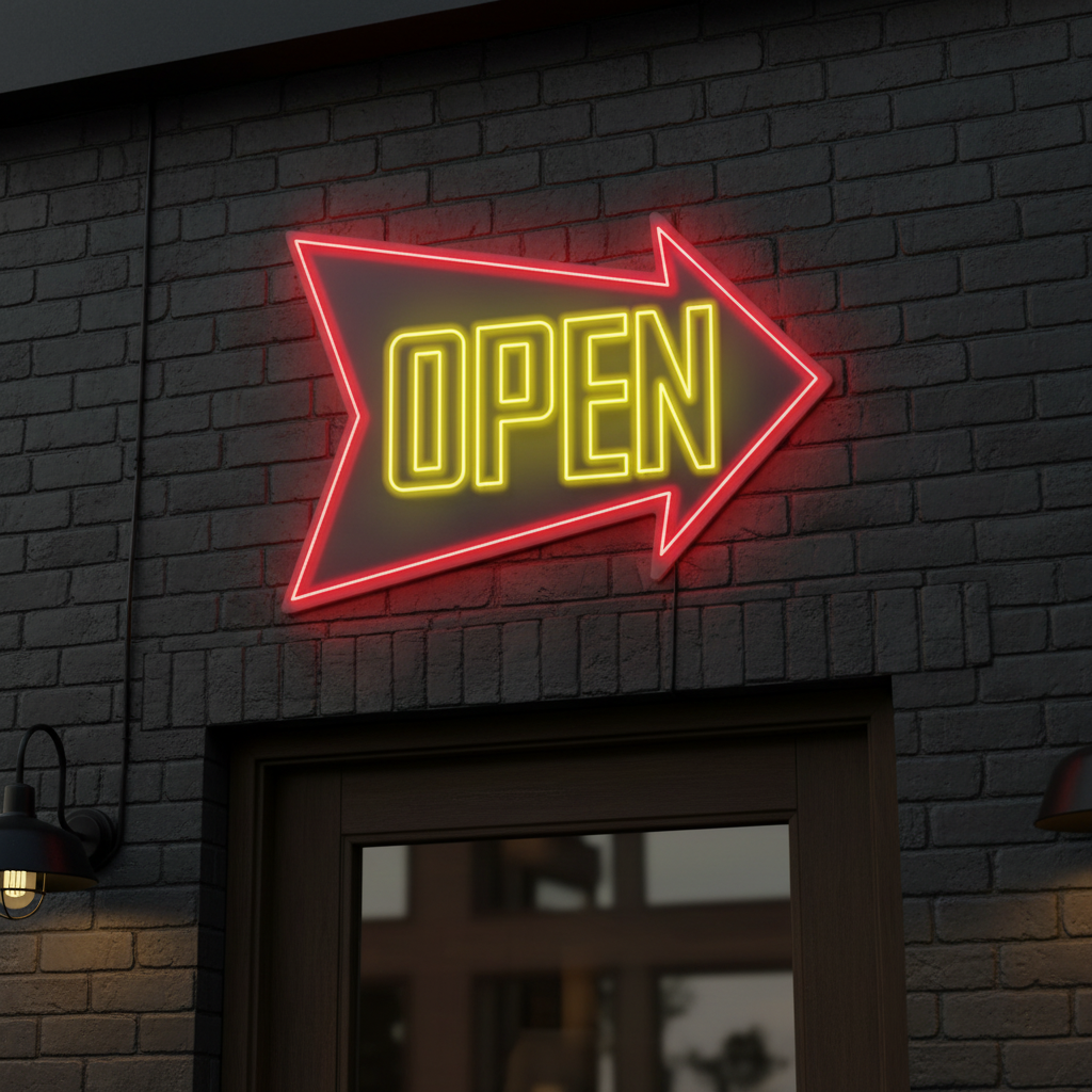 Open Neon Sign Shop Decor Led Neon Sign