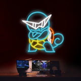 Squirtle Cartoon Neon Sign Gaming Room Decor Sign - VN03 - Customneonstudio