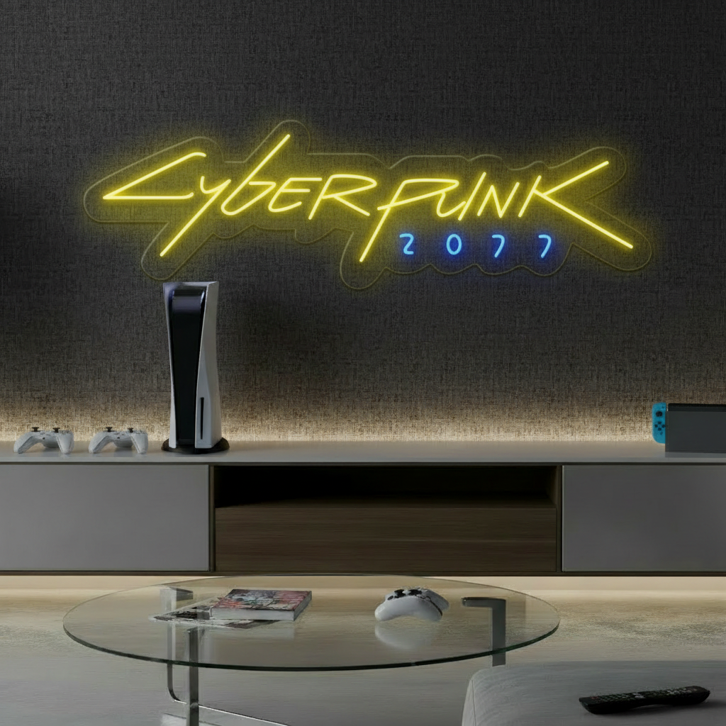 Cyberpunk 2077 Led Neon Sign Gaming Room Decor Neon Sign - VN03 - Customneonstudio