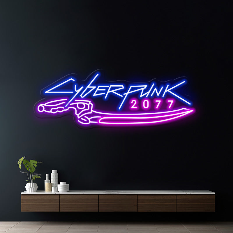 Cyberpunk 2077  Neon Sign for Gaming Room Decor - VN03 - Customneonstudio