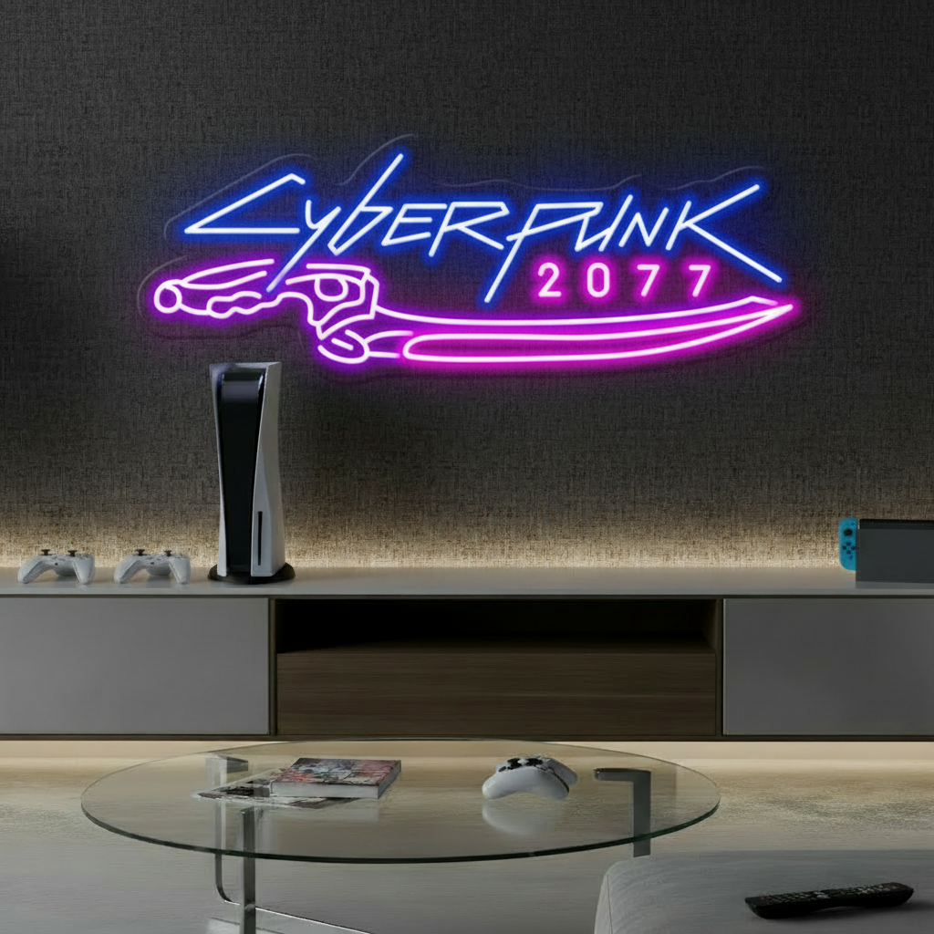 Cyberpunk 2077  Neon Sign for Gaming Room Decor - VN03 - Customneonstudio