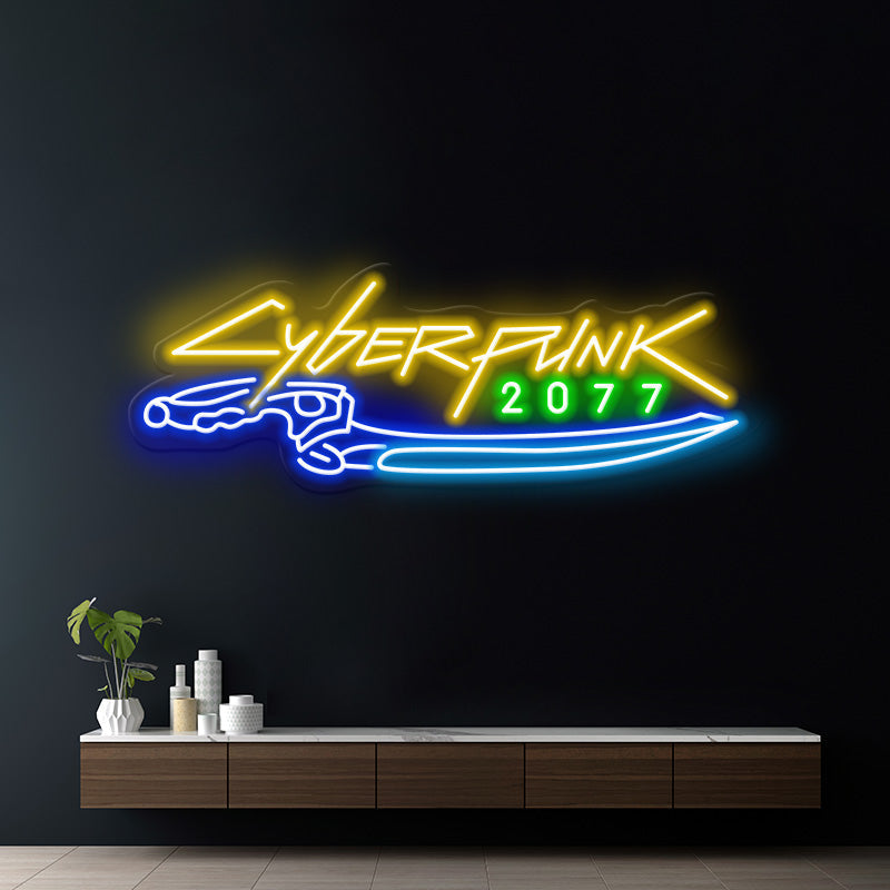 Cyberpunk 2077  Neon Sign for Gaming Room Decor - VN03 - Customneonstudio