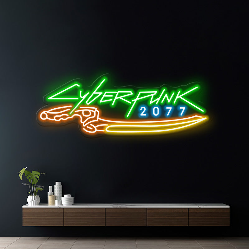 Cyberpunk 2077  Neon Sign for Gaming Room Decor - VN03 - Customneonstudio