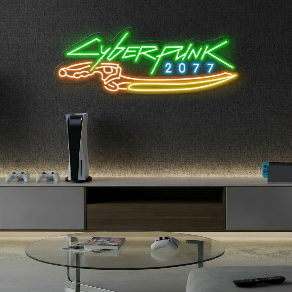 Cyberpunk 2077  Neon Sign for Gaming Room Decor - VN03 - Customneonstudio