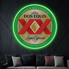 Dos Equis Beer Logo Led Neon Sign Man Cave Gift